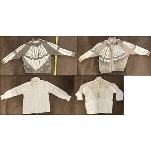 Vintage Embroidered and Crochet Clothing Lot of 4 Pieces